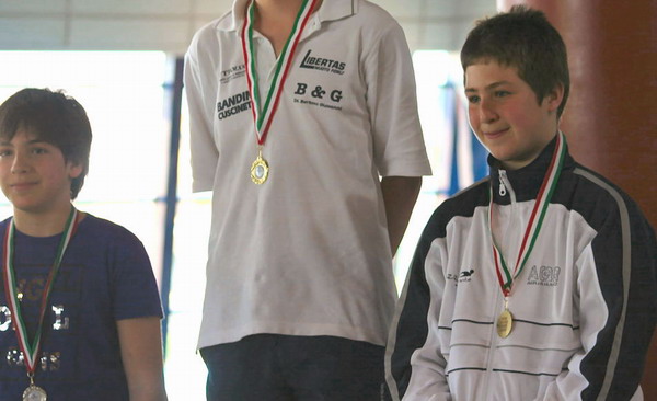 Lorenzo Mirabelli, bronzo nei 50 fa e Andrea Fava, argento nei 50 fa e bronzo nei 50 ra 